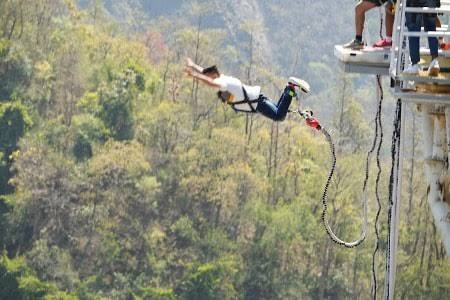 Bungee Jumping - Places to Visit in Rishikesh - Gola Holidays - Slide 1